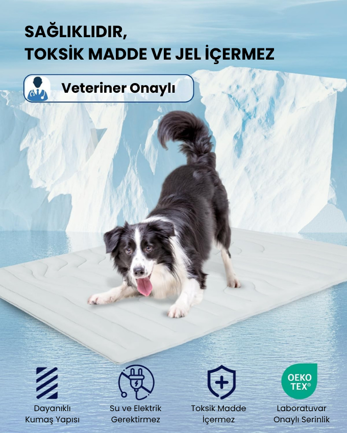 ChilloPaw™ Soğutucu Yatak – Çift Taraflı Konfor, Her Mevsim Rahatlık